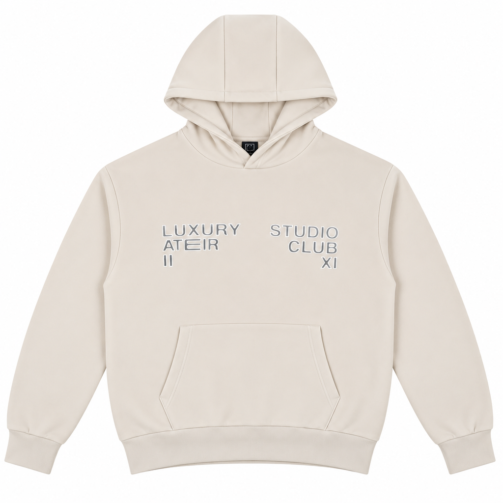 Luxury Studio Hoodie - Cream