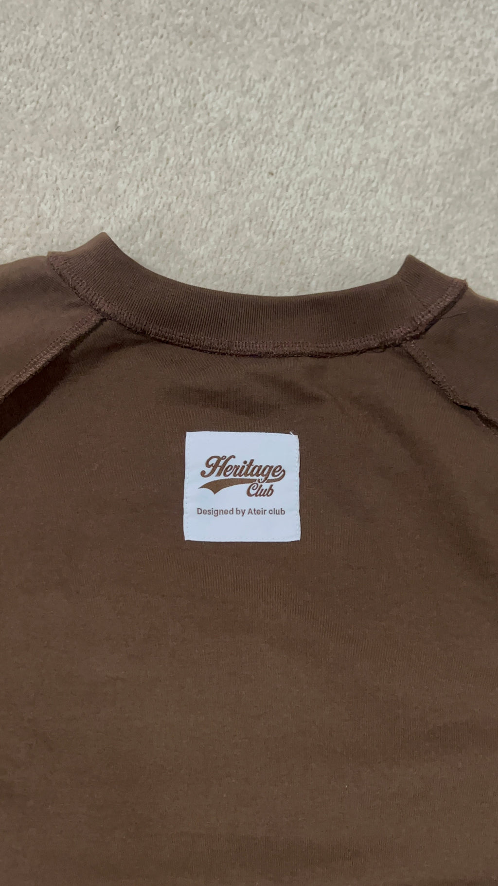 Heritage club longsleeve - Brown