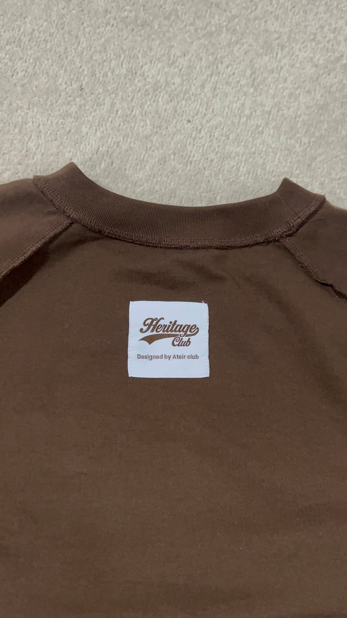 Heritage club longsleeve - Brown