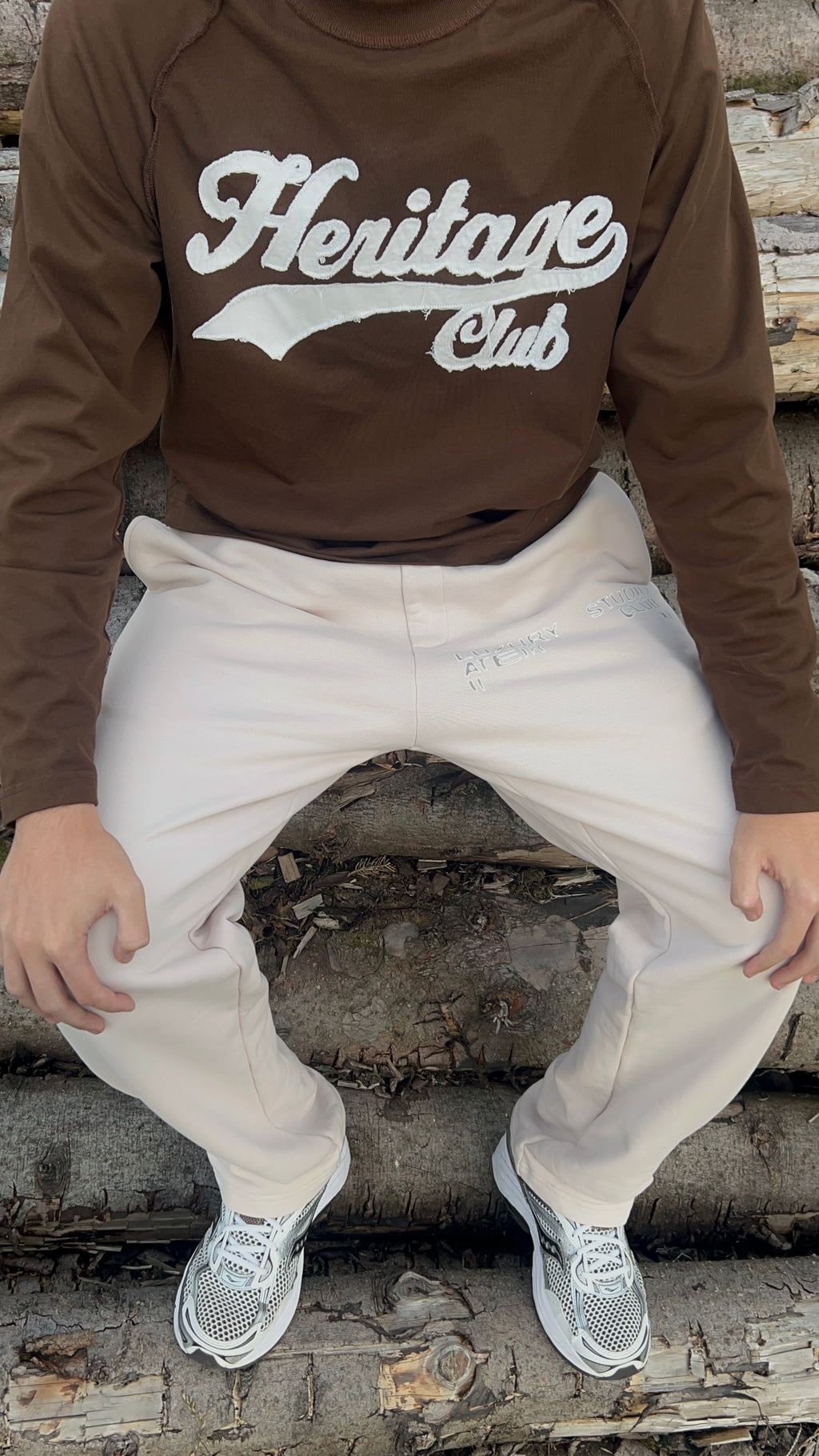 Heritage club longsleeve - Brown