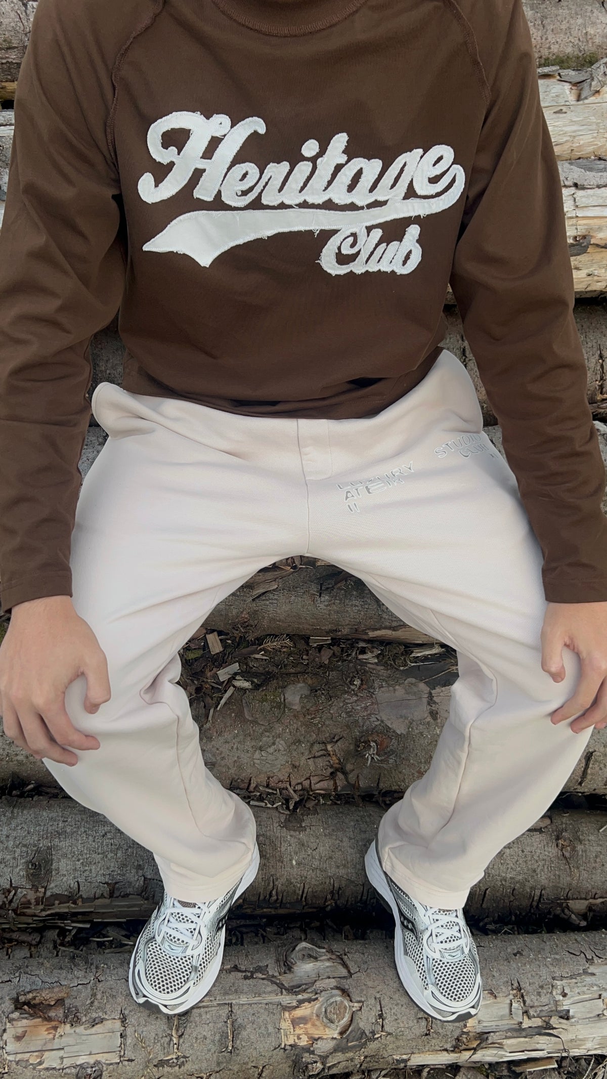 Heritage club longsleeve - Brown