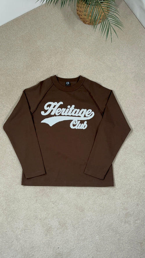 Heritage club longsleeve - Brown