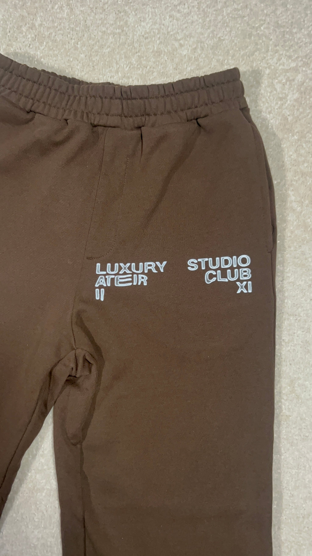 Luxury Studio Joggers - Brown