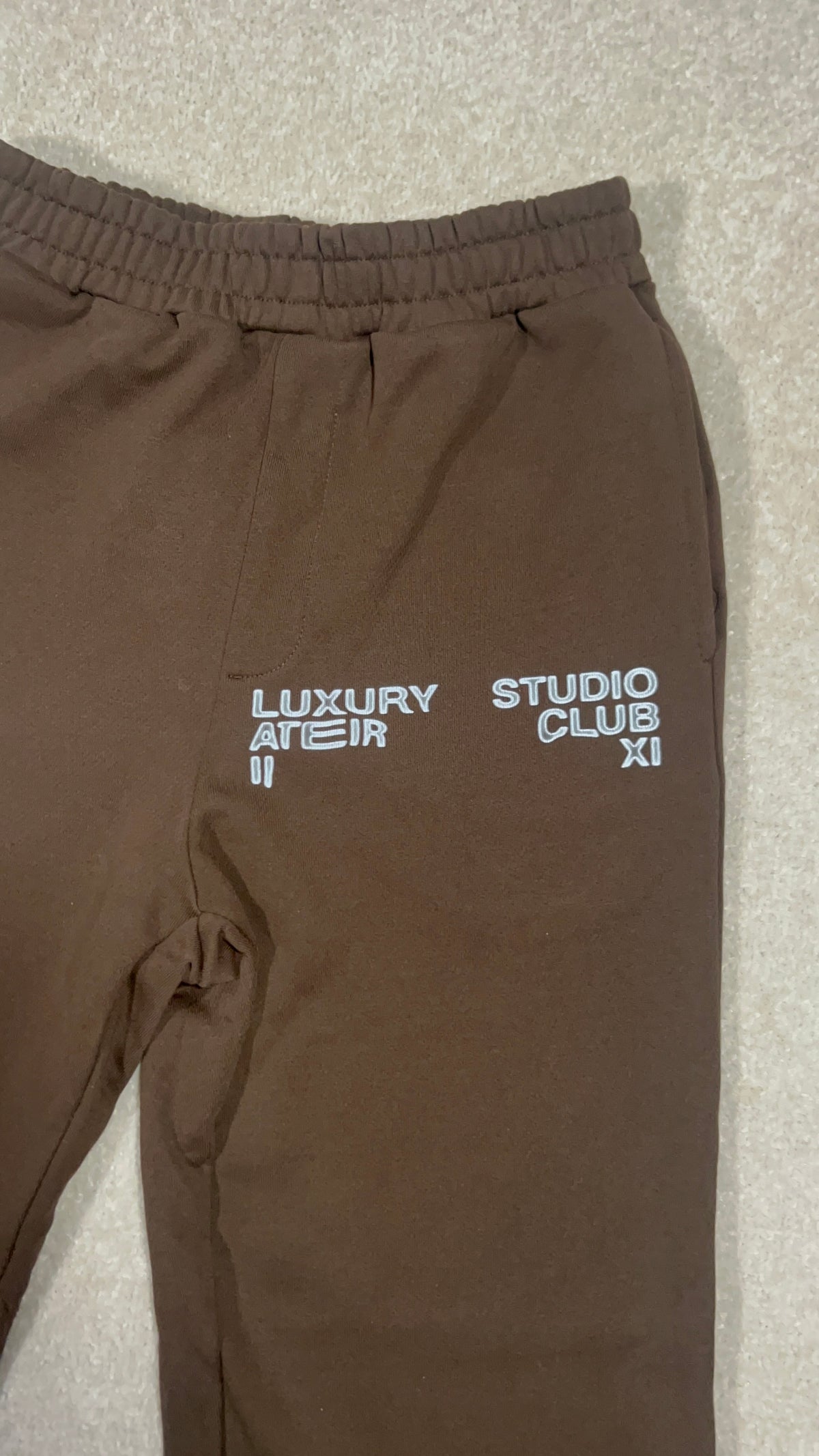 Luxury Studio Joggers - Brown