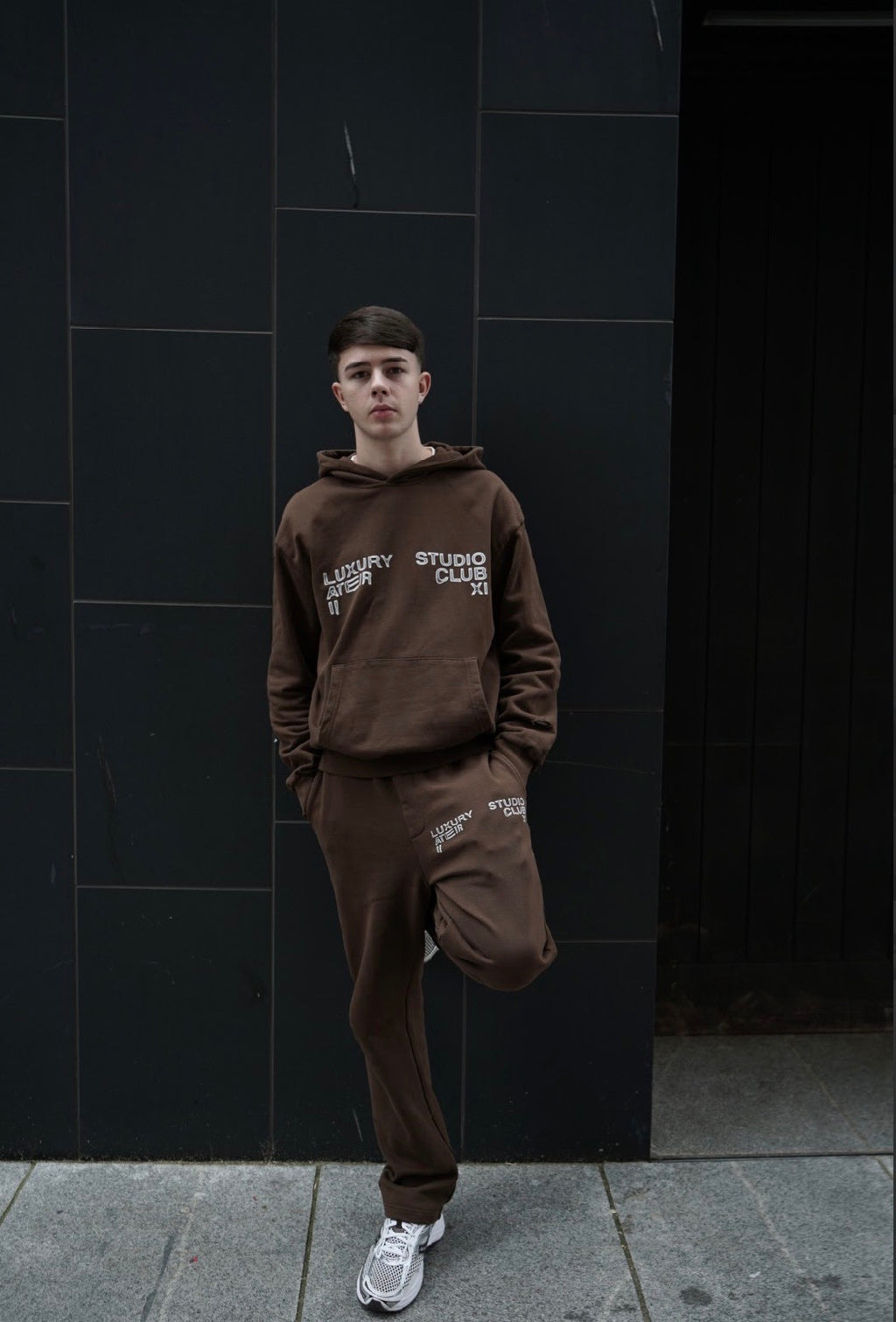 Luxury Studio Hoodie - Brown