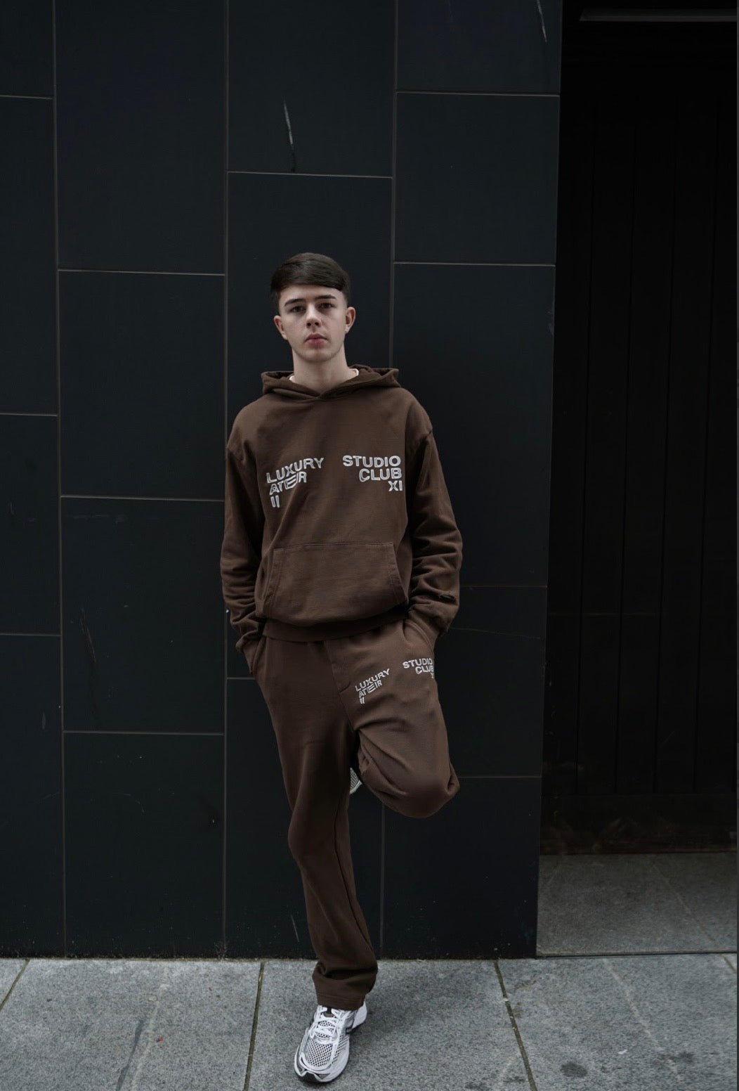 Luxury Studio Hoodie - Brown